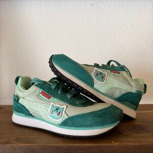Puma x Pokemon Future Rider Bulbasaur Kids Sneakers Green 389814-01 Size 13C